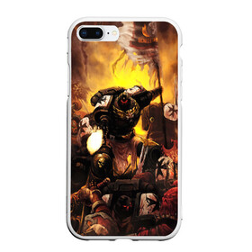 Чехол для iPhone 7Plus/8 Plus матовый с принтом WARHAMMER 40K в Белгороде, Силикон | Область печати: задняя сторона чехла, без боковых панелей | abaddon | armada | battlefleet gothic | black legion | warhammer 40k | абаддон | чёрный легион