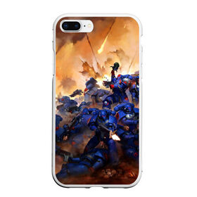 Чехол для iPhone 7Plus/8 Plus матовый с принтом WARHAMMER 40K в Белгороде, Силикон | Область печати: задняя сторона чехла, без боковых панелей | abaddon | armada | battlefleet gothic | black legion | warhammer 40k | абаддон | чёрный легион