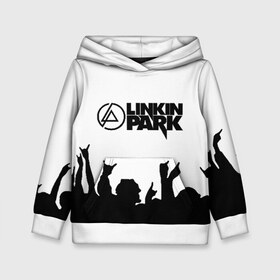 Детская толстовка 3D с принтом LINKIN PARK в Белгороде, 100% полиэстер | двухслойный капюшон со шнурком для регулировки, мягкие манжеты на рукавах и по низу толстовки, спереди карман-кенгуру с мягким внутренним слоем | Тематика изображения на принте: chester bennington | linkin park | mike shinoda | линкин парк