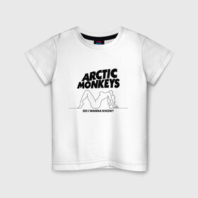 Детская футболка хлопок с принтом AM в Белгороде, 100% хлопок | круглый вырез горловины, полуприлегающий силуэт, длина до линии бедер | alex turner | arctic monkeys | алекс тёрнер | арктик монкейс | арктические обезьяны
