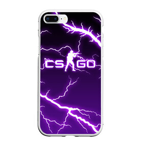 Чехол для iPhone 7Plus/8 Plus матовый с принтом CS GO LIGHTNING STYLE в Белгороде, Силикон | Область печати: задняя сторона чехла, без боковых панелей | astralis | awp | counter strike | cs go | cs go global offensive | faze clan | hyper beast | team liquid | thunder | астралис | молнии | тим ликвид | фейз клан | хайпер бист | шторм