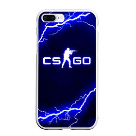 Чехол для iPhone 7Plus/8 Plus матовый с принтом CS GO LIGHTNING STYLE в Белгороде, Силикон | Область печати: задняя сторона чехла, без боковых панелей | astralis | awp | counter strike | cs go | cs go global offensive | faze clan | hyper beast | team liquid | thunder | астралис | молнии | тим ликвид | фейз клан | хайпер бист | шторм