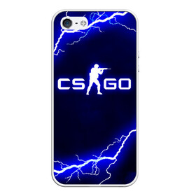 Чехол для iPhone 5/5S матовый с принтом CS GO LIGHTNING STYLE в Белгороде, Силикон | Область печати: задняя сторона чехла, без боковых панелей | astralis | awp | counter strike | cs go | cs go global offensive | faze clan | hyper beast | team liquid | thunder | астралис | молнии | тим ликвид | фейз клан | хайпер бист | шторм