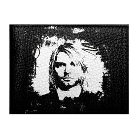 Обложка для студенческого билета с принтом Kurt Cobain в Белгороде, натуральная кожа | Размер: 11*8 см; Печать на всей внешней стороне | bleach | blew | cobain | dave | geffen | hormoaning | in utero | incesticide | krist | kurt | nevermind | nirvana | novoselic | rock | vevo | геффен | курт кобейн | нирвана | рок