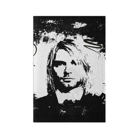 Обложка для паспорта матовая кожа с принтом Kurt Cobain в Белгороде, натуральная матовая кожа | размер 19,3 х 13,7 см; прозрачные пластиковые крепления | bleach | blew | cobain | dave | geffen | hormoaning | in utero | incesticide | krist | kurt | nevermind | nirvana | novoselic | rock | vevo | геффен | курт кобейн | нирвана | рок