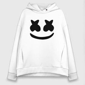 Женское худи Oversize хлопок с принтом ALAN WALKER x MARSHMELLO в Белгороде, френч-терри — 70% хлопок, 30% полиэстер. Мягкий теплый начес внутри —100% хлопок | боковые карманы, эластичные манжеты и нижняя кромка, капюшон на магнитной кнопке | alan walker | aw | electro | electro music | marshmello | music | алан уокер | маршмелло | музыка | музыкант | электро | электронная музыка