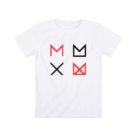 Детская футболка хлопок с принтом MONSTA X в Белгороде, 100% хлопок | круглый вырез горловины, полуприлегающий силуэт, длина до линии бедер | i.m. | jooheon | kihyun | minhyuk | monsta x | shownu | wonho | монст х | монста х