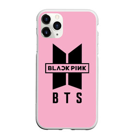 Чехол для iPhone 11 Pro матовый с принтом BTS and BLACKPINK в Белгороде, Силикон |  | Тематика изображения на принте: bangtan boys | black | blackpink | bt21 | bts | k pop | pink | rose | блек пинк | блекпинк | блэк пинк | блэкпинк | бтс