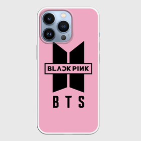 Чехол для iPhone 13 Pro с принтом BTS and BLACKPINK в Белгороде,  |  | Тематика изображения на принте: bangtan boys | black | blackpink | bt21 | bts | k pop | pink | rose | блек пинк | блекпинк | блэк пинк | блэкпинк | бтс