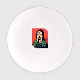 Тарелка с принтом Мона Лиза в Белгороде, фарфор | диаметр - 210 мм
диаметр для нанесения принта - 120 мм | fear | halloween | mona lisa | мона лиза | ужас | хеллоуин | хэллоуин