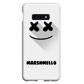 Чехол для Samsung S10E с принтом РЮКЗАК MARSHMELLO в Белгороде, Силикон | Область печати: задняя сторона чехла, без боковых панелей | Тематика изображения на принте: marshmello | диджей | клуб | клубная музыка | маршмеллоу | маршмело | маршмэлло | маршмэллоу | маршмэло | музыка | электронная