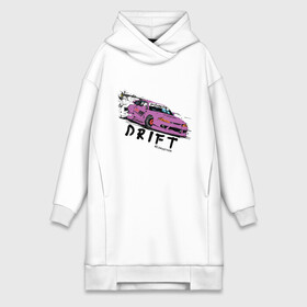 Платье-худи хлопок с принтом Silvia Drift в Белгороде,  |  | drift | jdm | nissan | s14 | silvia | дрифт