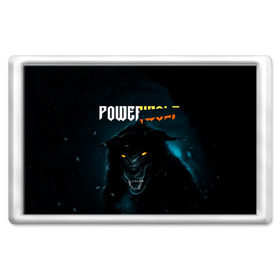 Магнит 45*70 с принтом Powerwolf в Белгороде, Пластик | Размер: 78*52 мм; Размер печати: 70*45 | Тематика изображения на принте: metal | powerwolf | пауэр метал | хэви метал