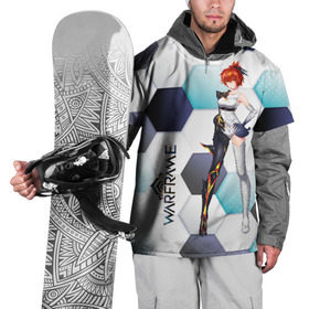 Накидка на куртку 3D с принтом Warframe girl anime в Белгороде, 100% полиэстер |  | digital extremes | excalibur | nyx | saryn | space | warframe | варфрэйм | космос | шутер