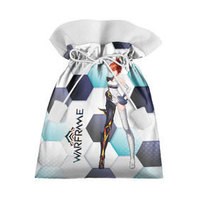 Подарочный 3D мешок с принтом Warframe girl anime в Белгороде, 100% полиэстер | Размер: 29*39 см | digital extremes | excalibur | nyx | saryn | space | warframe | варфрэйм | космос | шутер