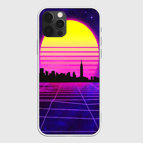 Чехол для iPhone 12 Pro Max с принтом ГОРОД В НЕОНЕ в Белгороде, Силикон |  | bright | colorful | cool | disco | music | music lover | retro | speaker | tape recorder | technique | vintage | винтаж | динамик | диско | магнитофон | меломан | музыка | неон | разноцветный | ретро | техника