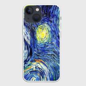 Чехол для iPhone 13 mini с принтом ИМПРЕССИОНИЗМ ВАНГОГ в Белгороде,  |  | art | impressionism | night | painting | planets | sky | stars | style | van gogh | waves | ван гог | вихрь | волны | живопись | звезды | импрессионизм | искусство | краски | небо | ночь | рисунок | стиль