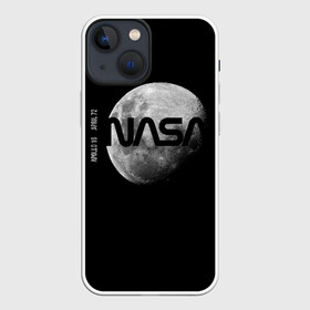 Чехол для iPhone 13 mini с принтом Nasa Apollo 16 в Белгороде,  |  | apollo 16 | apolo 16 | nasa | аполлон 16 | аполон 16 | наса | насса