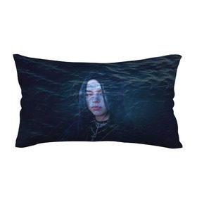 Подушка 3D антистресс с принтом Billie Eilish Ocean Eyes в Белгороде, наволочка — 100% полиэстер, наполнитель — вспененный полистирол | состоит из подушки и наволочки на молнии | Тематика изображения на принте: bad guy | billie eilish | билли айлиш | эйлиш