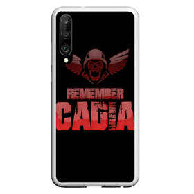 Чехол для Honor P30 с принтом Remember Cadia в Белгороде, Силикон | Область печати: задняя сторона чехла, без боковых панелей | Тематика изображения на принте: 40000 | 40k | chaos | dawn of war | fantasy | imperium | marines | orks | soulstorm | space | вархаммер | ваха | дов | ересь хоруса | император | империум | орки | примархи | хаос