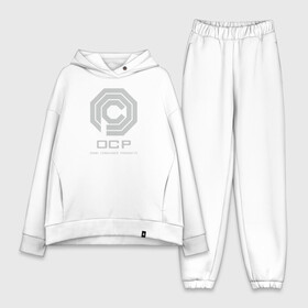 Женский костюм хлопок Oversize с принтом OCP в Белгороде,  |  | omni consumer products | алекс мёрфи | робокоп. детройт