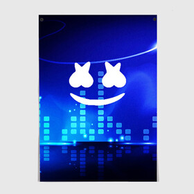 Постер с принтом MARSHMELLO в Белгороде, 100% бумага
 | бумага, плотность 150 мг. Матовая, но за счет высокого коэффициента гладкости имеет небольшой блеск и дает на свету блики, но в отличии от глянцевой бумаги не покрыта лаком | christopher comstock | dj | marshmello | music | диджей | клубная музыка | клубняк | крис комсток | маршмеллоу | музыка