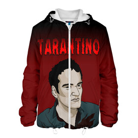 Мужская куртка 3D с принтом Tarantino в Белгороде, ткань верха — 100% полиэстер, подклад — флис | прямой крой, подол и капюшон оформлены резинкой с фиксаторами, два кармана без застежек по бокам, один большой потайной карман на груди. Карман на груди застегивается на липучку | Тематика изображения на принте: quentin tarantino | квентин тарантино