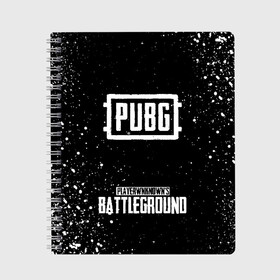 Тетрадь с принтом РЮКЗАК PUBG в Белгороде, 100% бумага | 48 листов, плотность листов — 60 г/м2, плотность картонной обложки — 250 г/м2. Листы скреплены сбоку удобной пружинной спиралью. Уголки страниц и обложки скругленные. Цвет линий — светло-серый
 | battle royal | playerunknowns battlegrounds | pubg | пабг | пубг