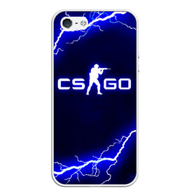 Чехол для iPhone 5/5S матовый с принтом CS GO LIGHTNING STYLE в Белгороде, Силикон | Область печати: задняя сторона чехла, без боковых панелей | astralis | awp | counter strike | cs go | cs go global offensive | faze clan | hyper beast | team liquid | thunder | астралис | молнии | тим ликвид | фейз клан | хайпер бист | шторм