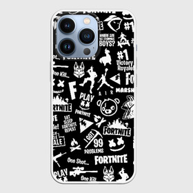 Чехол для iPhone 13 Pro с принтом FORTNITE ПАТТЕРН   ФОРТНАЙТ ПАТТЕРН в Белгороде,  |  | Тематика изображения на принте: fortnite | fortnite 2 | fortnite x маршмелло | ikonik | marshmello | ninja | ninja streamer | иконик | ниндзя | фортнайт | фортнайт 2 | фортнайт глава 2