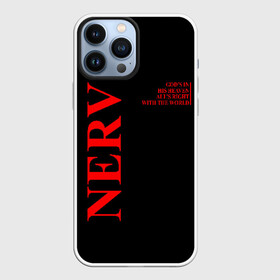 Чехол для iPhone 13 Pro Max с принтом Nerv logo в Белгороде,  |  | angel | eva | evangelion | neon genesis evangelion | nerv | аска лэнгли сорью | ева | евангелион | мисато кацураги | рей аянами | синдзи
