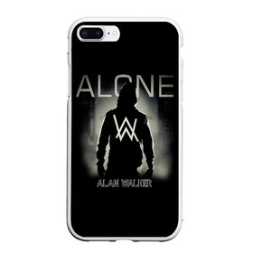 Чехол для iPhone 7Plus/8 Plus матовый с принтом Alan Walker в Белгороде, Силикон | Область печати: задняя сторона чехла, без боковых панелей | alan | alone | darkside | different | dj | faded | house | k 391 | live | music | olav | remix | techno | walker | walkers | walkzz | world | алан | диджей | техно | уокер