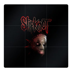 Магнитный плакат 3Х3 с принтом Slipknot Jay в Белгороде, Полимерный материал с магнитным слоем | 9 деталей размером 9*9 см | band | creepy | drum | drummer | jay | mask | metal | rock | scary | slipknot | слипкнот