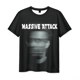 Мужская футболка 3D с принтом Massive Attack в Белгороде, 100% полиэфир | прямой крой, круглый вырез горловины, длина до линии бедер | Тематика изображения на принте: грант маршалл | роберт дель ная | трип хоп
