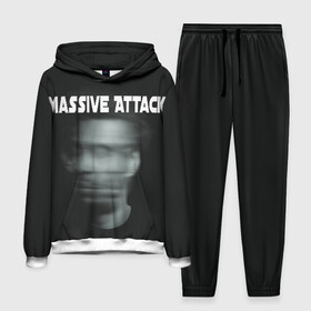 Мужской костюм 3D (с толстовкой) с принтом Massive Attack в Белгороде,  |  | Тематика изображения на принте: грант маршалл | роберт дель ная | трип хоп