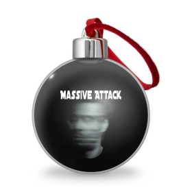 Ёлочный шар с принтом Massive Attack в Белгороде, Пластик | Диаметр: 77 мм | Тематика изображения на принте: грант маршалл | роберт дель ная | трип хоп