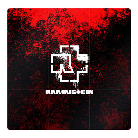 Магнитный плакат 3Х3 с принтом RAMMSTEIN в Белгороде, Полимерный материал с магнитным слоем | 9 деталей размером 9*9 см | lindemann | rammstein | рамштайн | тилль линдеманн