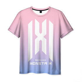 Мужская футболка 3D с принтом Monsta X в Белгороде, 100% полиэфир | прямой крой, круглый вырез горловины, длина до линии бедер | hyungwon | i.m | jooheon | k pop | kihyun | kpop | minhyuk | monbebe | monsta x | shownu | wonho | к поп | монста икс