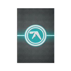 Обложка для паспорта матовая кожа с принтом Aphex Twin в Белгороде, натуральная матовая кожа | размер 19,3 х 13,7 см; прозрачные пластиковые крепления | intelligent dance music | драм энд бэйс | ричард дэвид джеймс | техно | эйсид | эмбиент