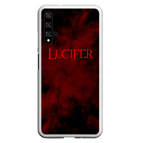 Чехол для Honor 20 с принтом LUCIFER (КРЫЛЬЯ) в Белгороде, Силикон | Область печати: задняя сторона чехла, без боковых панелей | demons | lucifer | title | люцифер | надпись