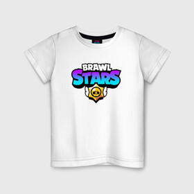 Детская футболка хлопок с принтом  BRAWL STARS в Белгороде, 100% хлопок | круглый вырез горловины, полуприлегающий силуэт, длина до линии бедер | brawl stars | bull | colt | games | leon | stars | берли | бо | брок | джесси | динамайк | дэррил | игры | кольт | леон | нита | пайпер | пенни | поко | пэм | рикошет | спайк | тара | фрэнк | шелли | эль примо