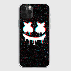 Чехол для iPhone 12 Pro Max с принтом MARSHMELLO GLITCH в Белгороде, Силикон |  | america | dj | marshmello | usa | америка | маршмелло