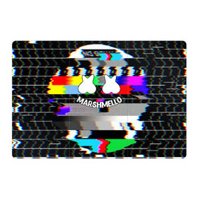 Магнитный плакат 3Х2 с принтом MARSHMELLO в Белгороде, Полимерный материал с магнитным слоем | 6 деталей размером 9*9 см | christopher comstock | dj | marshmello | music | диджей | клубная музыка | клубняк | крис комсток | маршмеллоу | музыка