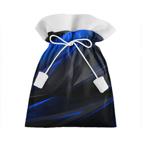 Подарочный 3D мешок с принтом Blue and Black в Белгороде, 100% полиэстер | Размер: 29*39 см | 3d | 3д | black | blue | texture | геометрия | красно синее | синий | текстуры | фигуры | черный