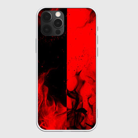 Чехол для iPhone 12 Pro Max с принтом BLACK RED FIRE в Белгороде, Силикон |  | bright | fire | flame | heat | light | wildfire | искры | огненный | огонь | пламя | пожар