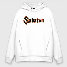 Мужское худи Oversize хлопок с принтом Sabaton в Белгороде, френч-терри — 70% хлопок, 30% полиэстер. Мягкий теплый начес внутри —100% хлопок | боковые карманы, эластичные манжеты и нижняя кромка, капюшон на магнитной кнопке | heavy | metal | power | sabaton | метал | пауэр | сабатон | хэви