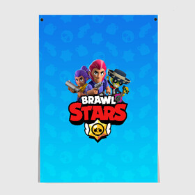 Постер с принтом BRAWL STARS |  БРАВЛ СТАРС в Белгороде, 100% бумага
 | бумага, плотность 150 мг. Матовая, но за счет высокого коэффициента гладкости имеет небольшой блеск и дает на свету блики, но в отличии от глянцевой бумаги не покрыта лаком | brawl stars | bull | colt | leon | stars | берли | бо | брок | ворон | джесси | динамайк | дэррил | кольт | леон | мортис | нита | пайпер | пенни | поко | пэм | рикошет | спайк | тара | фрэнк | шелли | эль примо