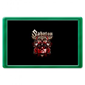 Магнит 45*70 с принтом Sabaton в Белгороде, Пластик | Размер: 78*52 мм; Размер печати: 70*45 | battle metal | primo victoria | sabaton | the art of war | the great war | группа | йоаким броден | латный ботинок | метал | пауэр | рыцарские доспехи | сабатон | собатон | хэви