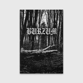 Обложка для паспорта матовая кожа с принтом Burzum в Белгороде, натуральная матовая кожа | размер 19,3 х 13,7 см; прозрачные пластиковые крепления | burzum | ghotic | варг викернес | мрак | тьма