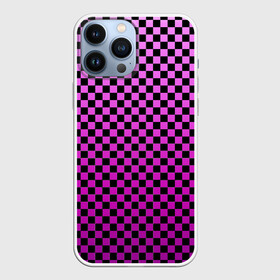 Чехол для iPhone 13 Pro Max с принтом Checkerboard Color в Белгороде,  |  | Тематика изображения на принте: checkerboard | gradient | бойчик | в клетку | в клеточку | градиент | клетка | музыка | орнамент | френдзона | шахматная доска | шашки